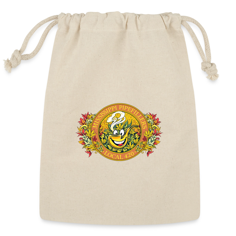 MISSISSIPPI PIPEFILLERS LOCAL 420 Reusable Gift Bag - Natural