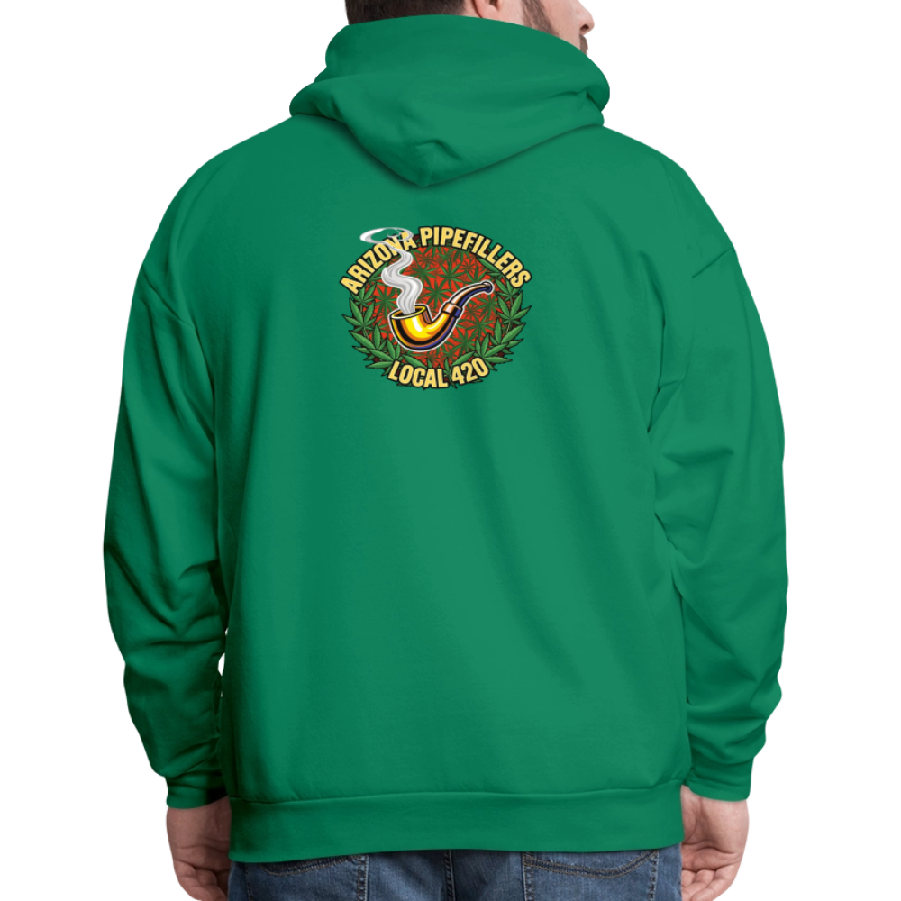 ARIZONA PIPEFILLERS LOCAL 420 F/B DESIGN Men's Hoodie - kelly green