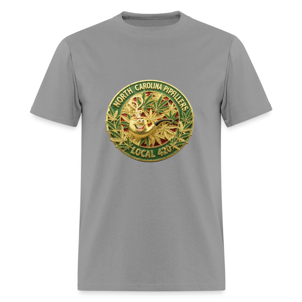 NORTH CAROLINA  PIPEFILLERS LOCAL 420 Men's T-Shirt - rock