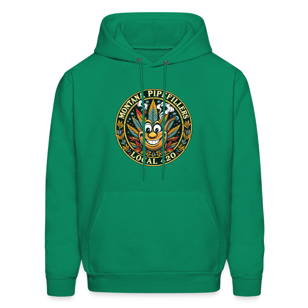 MONTANA PIPEFILLERS LOCAL 420 F/B DESIGN Men's Hoodie - kelly green