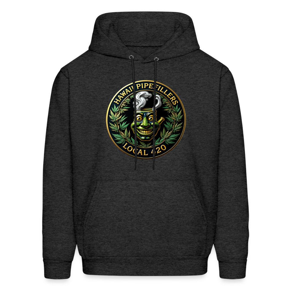 HAWAII PIPEFILLERS LOCAL 420 Men's Hoodie - charcoal grey