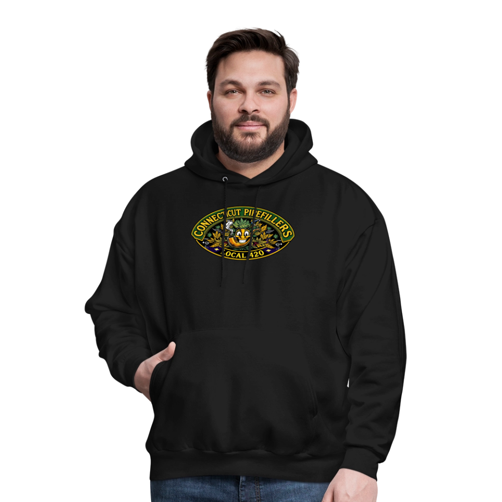 CONNECTICUT PIPEFILLERD LOCAL 420 F/B DESIGN Men's Hoodie - black