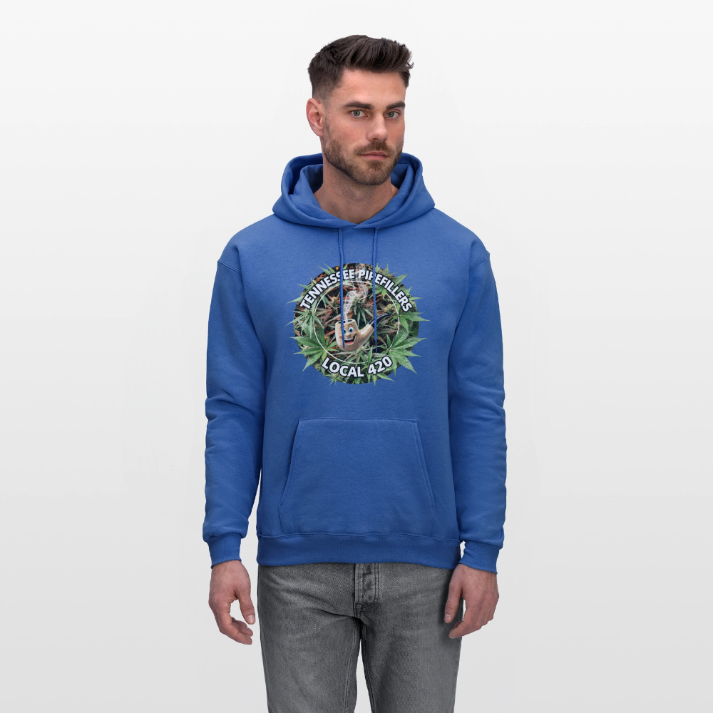 TENNESSEE PIPEFILLERS LOCAL 420 Men's  Hoodie - royal blue