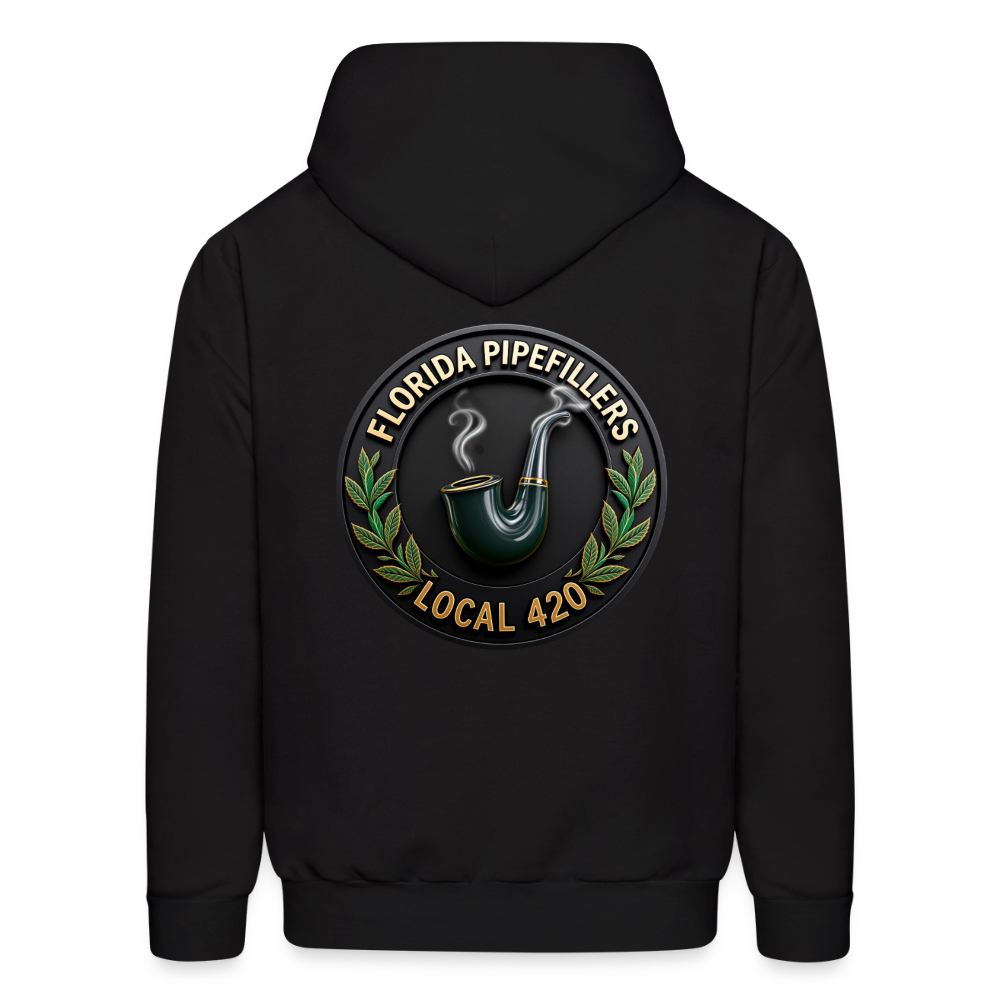 FLORIDA PIPEFILLERS LOCAL 420 F/B DESIGN Men's Hoodie - black