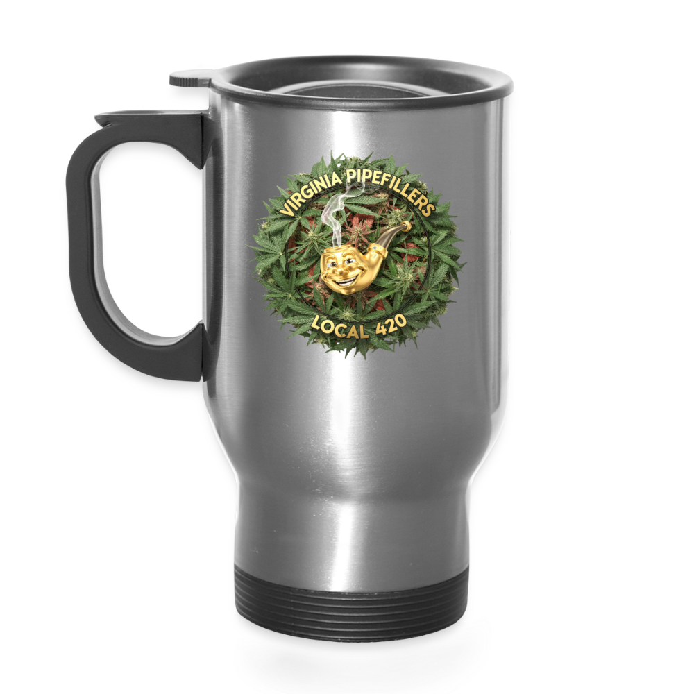 VIRGINIA PIPEFILLERS LOCAL 420 14oz Stainless Steel Travel Mug - silver
