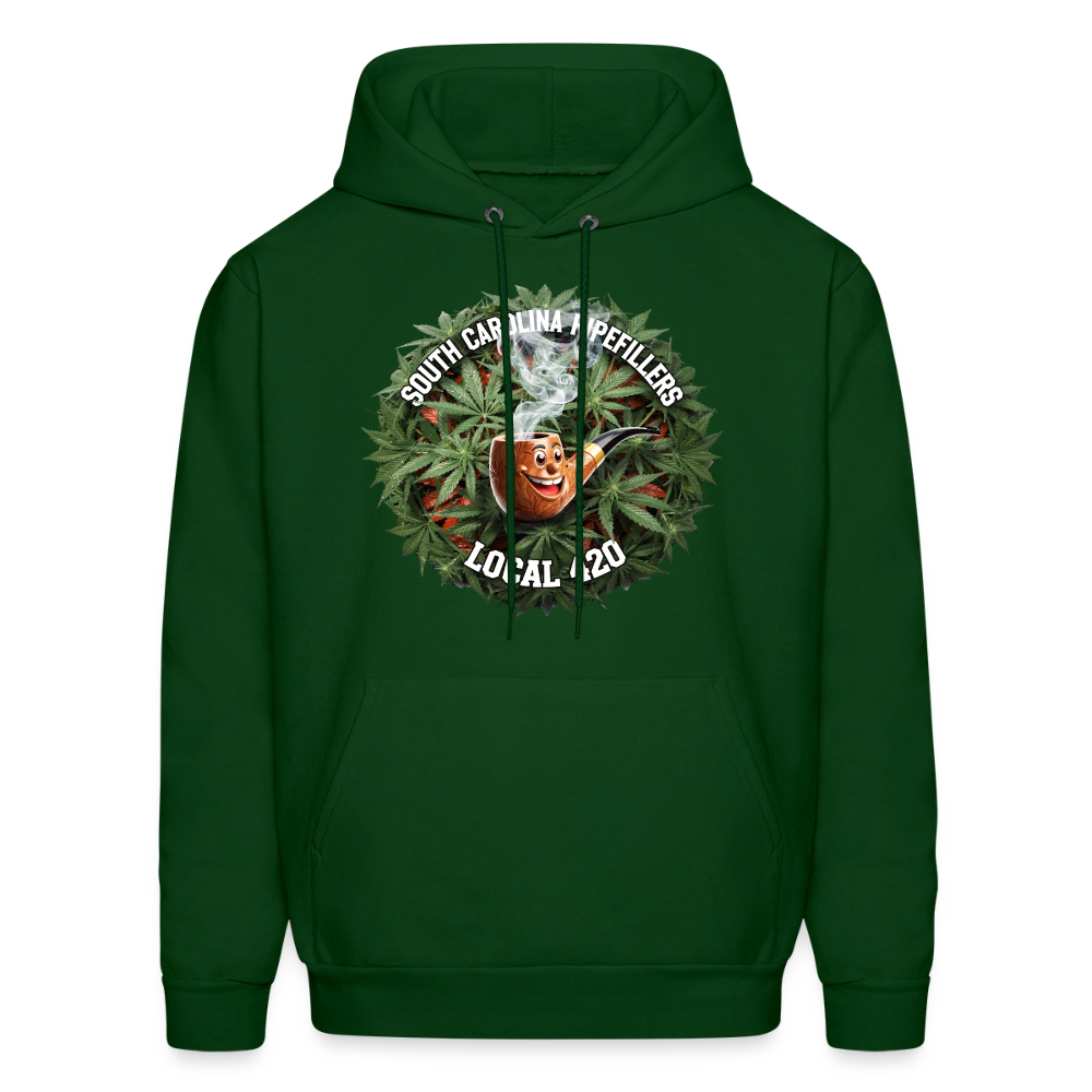 SOUTH CAROLINA PIPEFILLERS LOCAL 420 Men's Hoodie - forest green