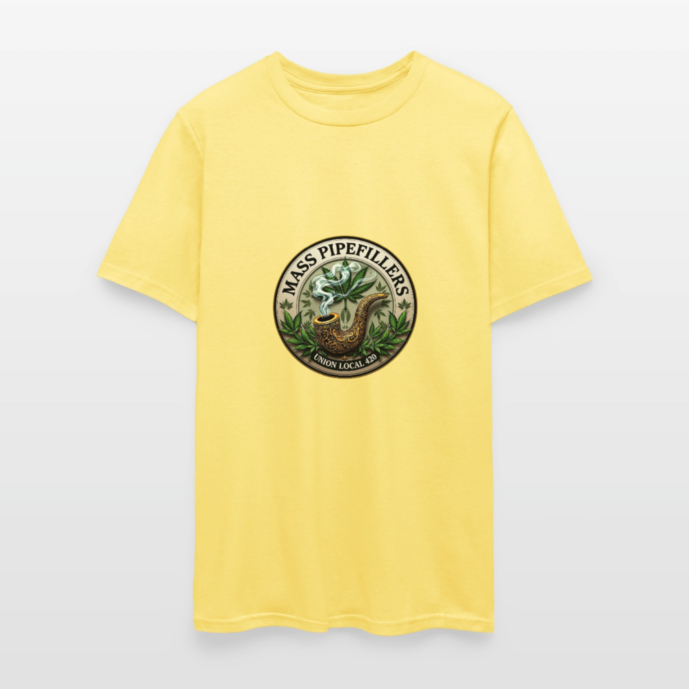 MASS PIPEFILLERS UNION LOCAL 420 Men's T-Shirt - cornsilk