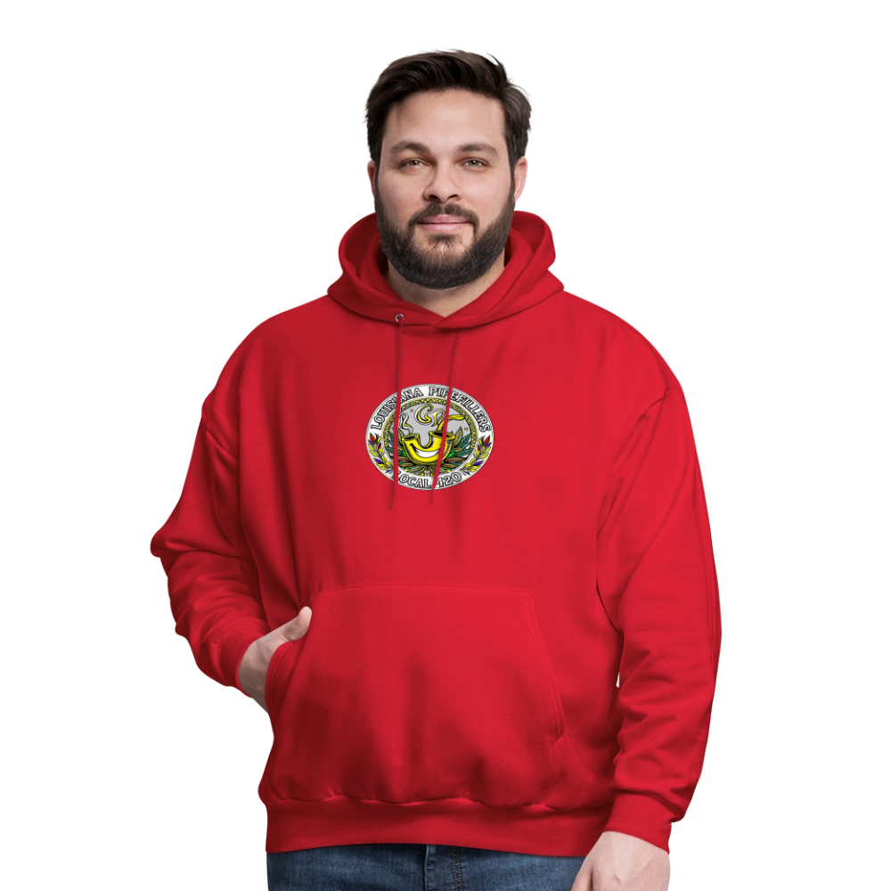 LOUISIANA PIPEFILLERS LOCAL 420 Men's Hoodie - red