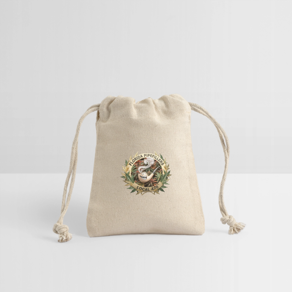 FLORIDA PIPEFILLERS LOCAL 420 Union Reusable Gift Bag - Natural