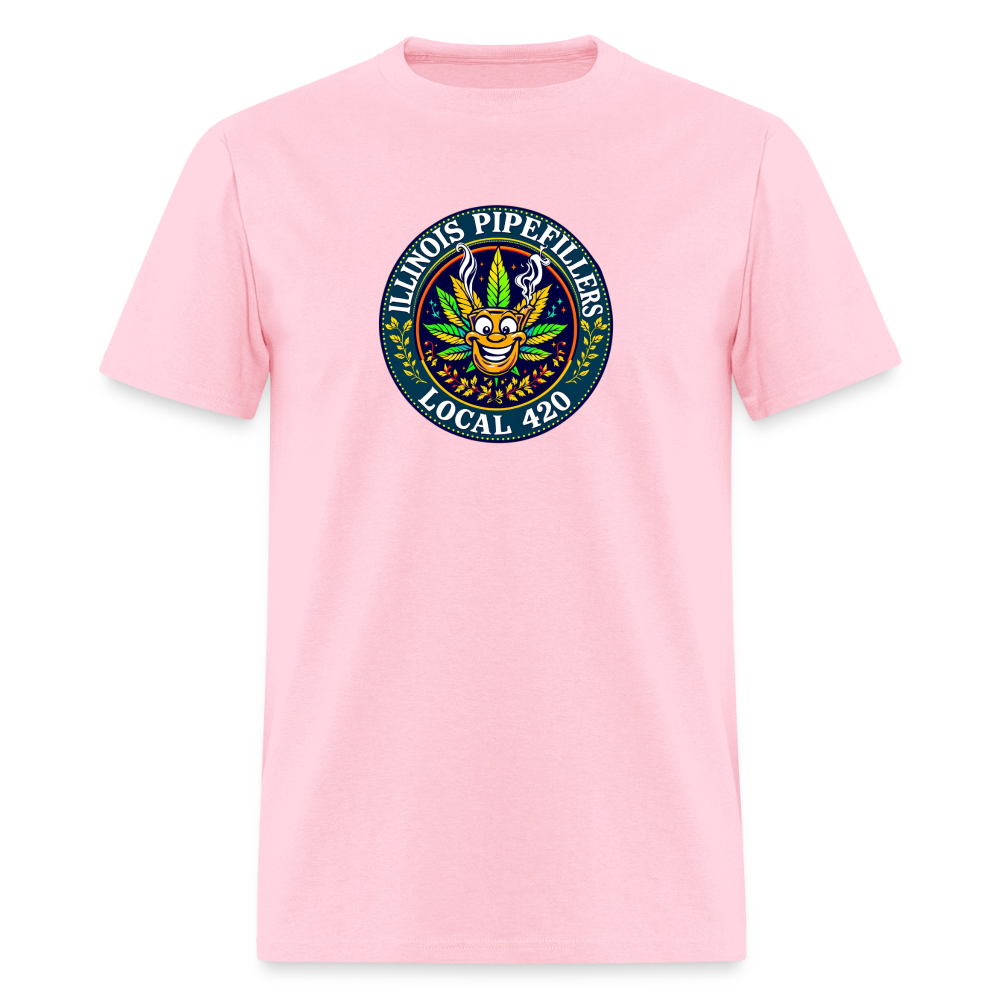 ILLINOIS PIPEFILLERS LOCAL 420 Men's T-Shirt - pink