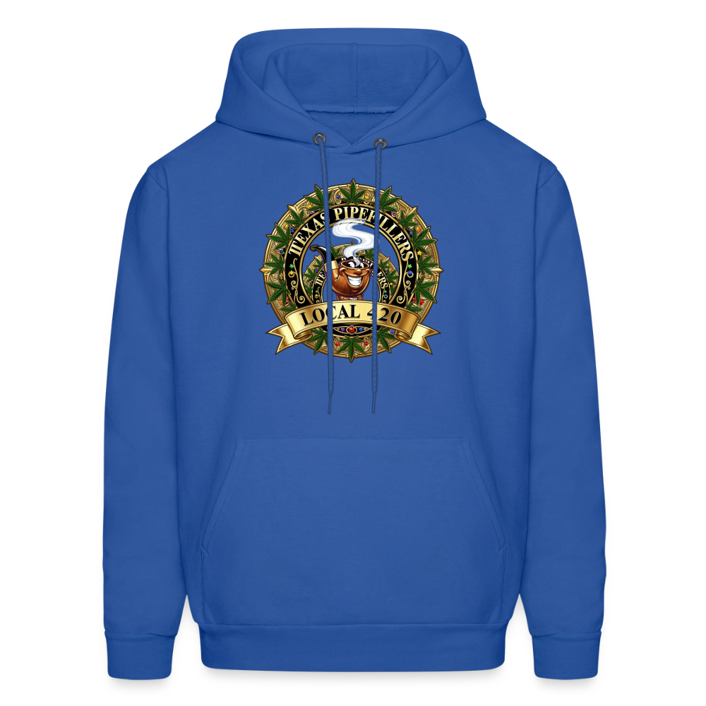 TEXAS PIPEFILLERS LOCAL 420 F/B DESIGN Men's Hoodie - royal blue