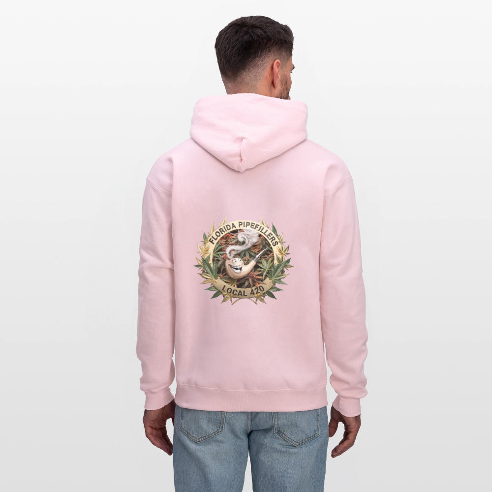 FLORIDA PIPEFILLERS LOCAL 420 F/B DESIGN Men's Hoodie - pale pink