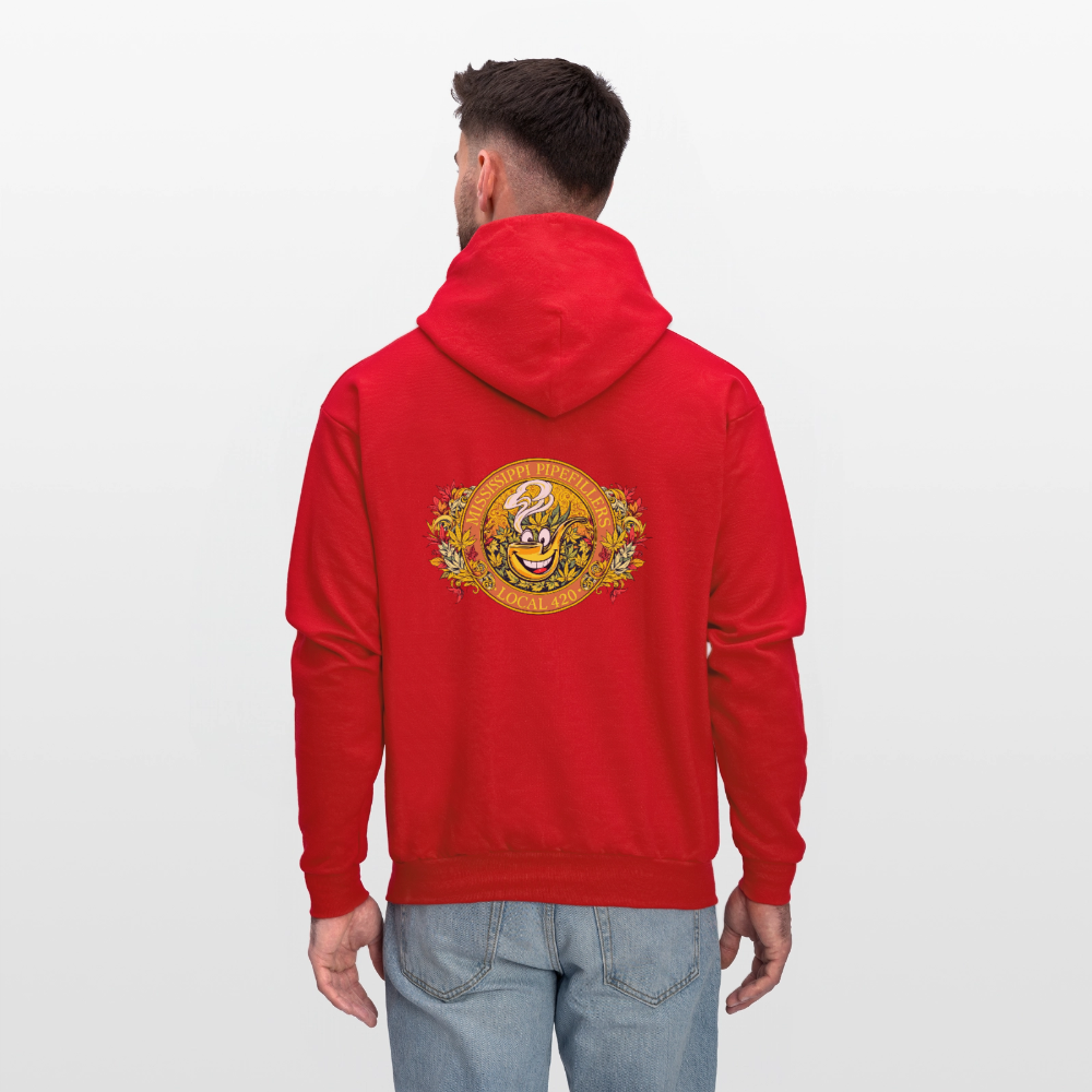 MISSISSIPPI PIPEFILLERS LOCAL 420 F/B DESIGNS Men's Hoodie - red