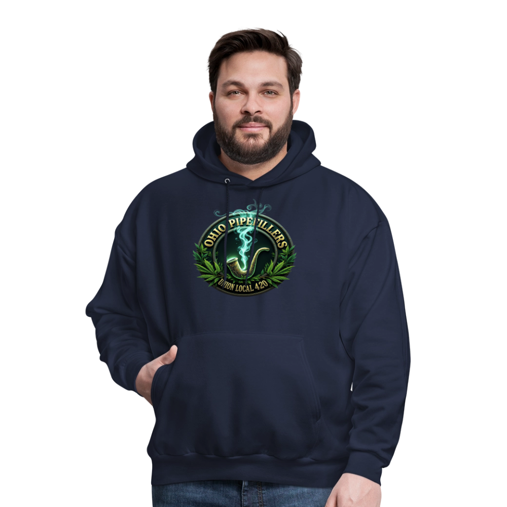 OHIO PIPEFILLERS UNION LOCAL 420 Men's Hoodie - navy