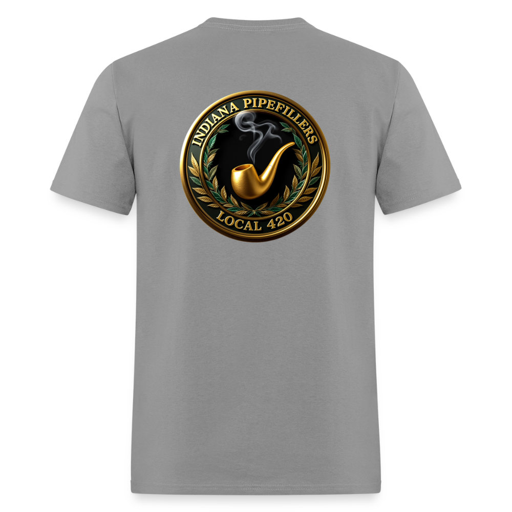 INDIANA PIPEFILLERS LOCAL 420 F/B DESIGN Men's T-Shirt - rock