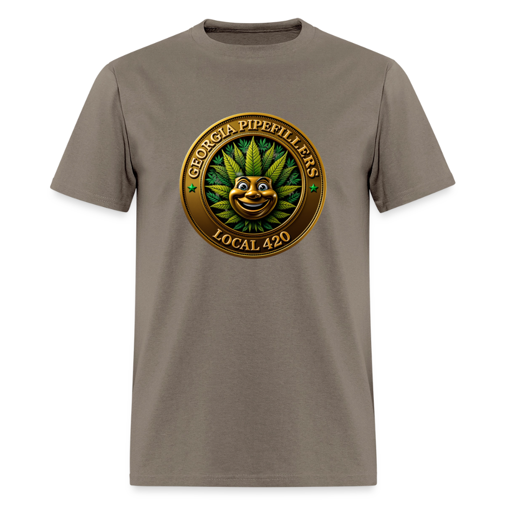 GEORGIA PIPEFILLERS LOCAL 420 Men's T-Shirt - safari