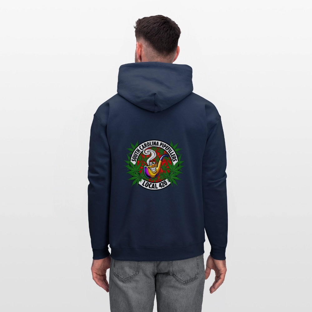SOUTH CAROLINA PIPEFILLERS LOCAL 420 F/B DESIGN Men's Hoodie - navy