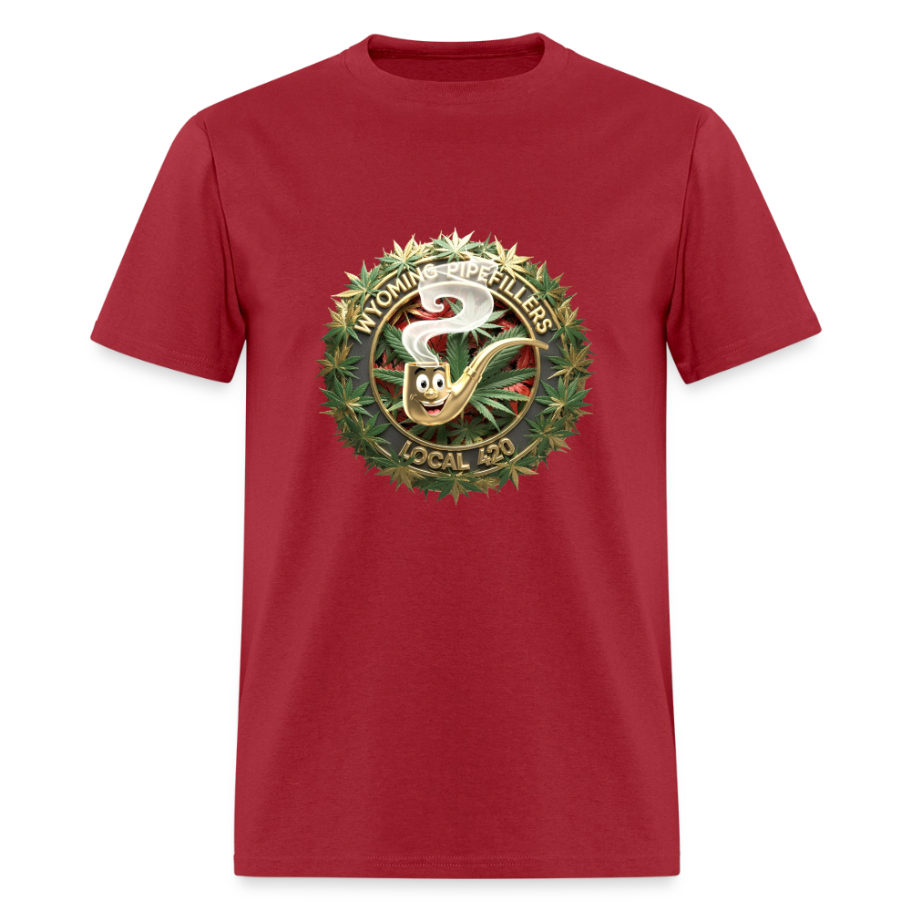 WYOMING PIPEFILLERS LOCAL 420 Men's T-Shirt - true red