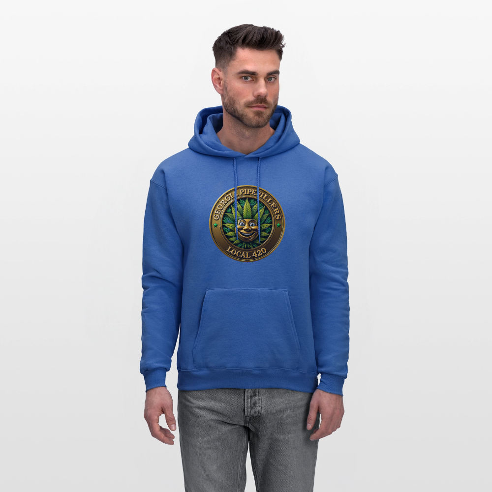 GEORGIA PIPEFILLERS LOCAL 420 F/B DESIGN Men's Hoodie - royal blue