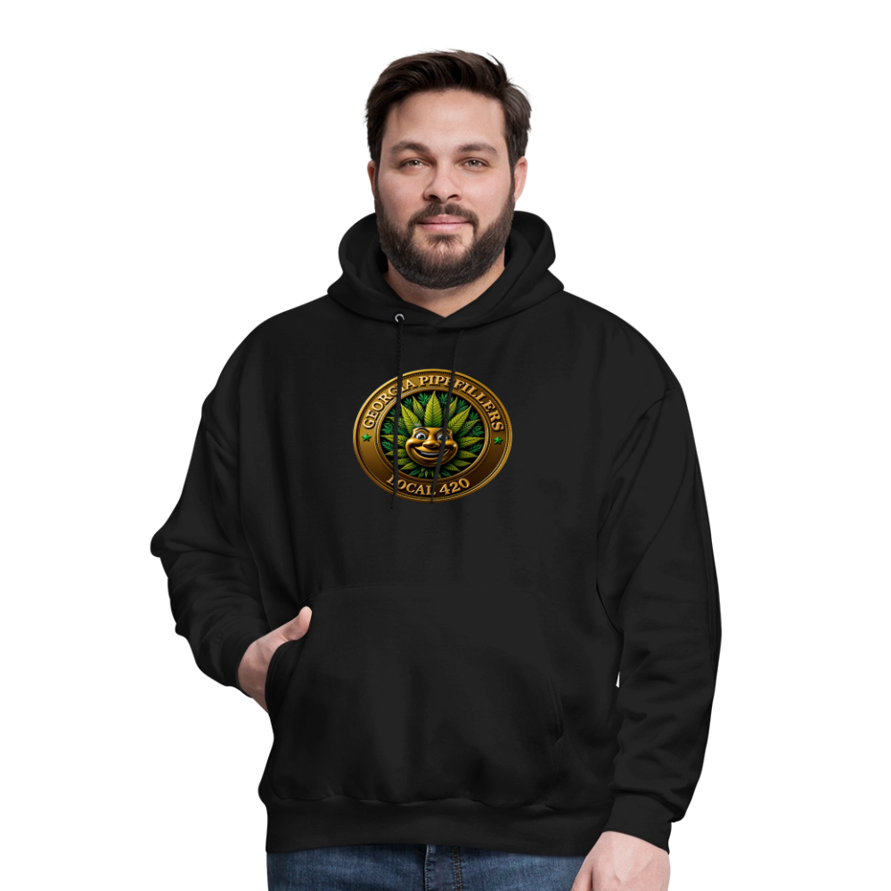 GEORGIA PIPEFILLERS LOCAL 420 Men's Hoodie - black