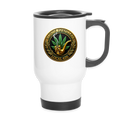 ILLINOIS PIPEFILLERS LOCAL 420 14oz Stainless Steel Travel Mug - white