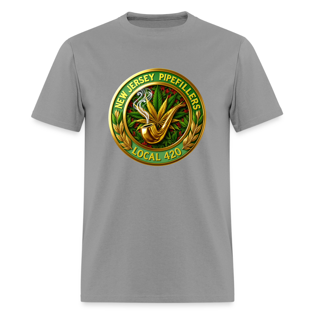 NEW JERSEY PIPEFILLERS LOCAL 420 F/B DESIGN Men's T-Shirt - rock