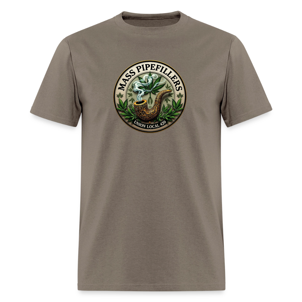 MASS PIPEFILLERS LOCAL 420 Men's T-Shirt - safari