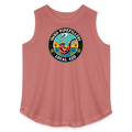 IDAHO PIPEFILLERS LOCAL 420 F/B DEAIGN Women's Curvy Relaxed Tank Top - mauve