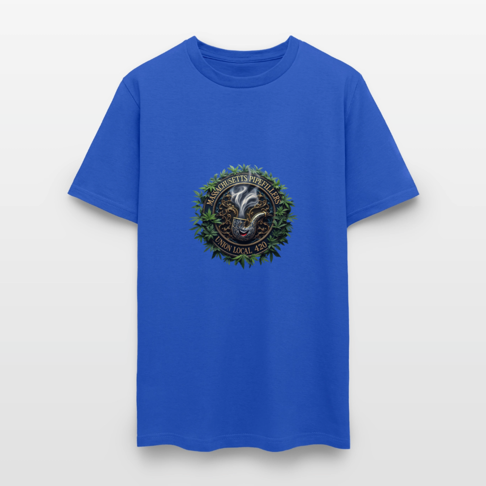 MASSACHUSETTS PIPEFILLERS UNION LOCAL 420 Men's T-Shirt - royal blue