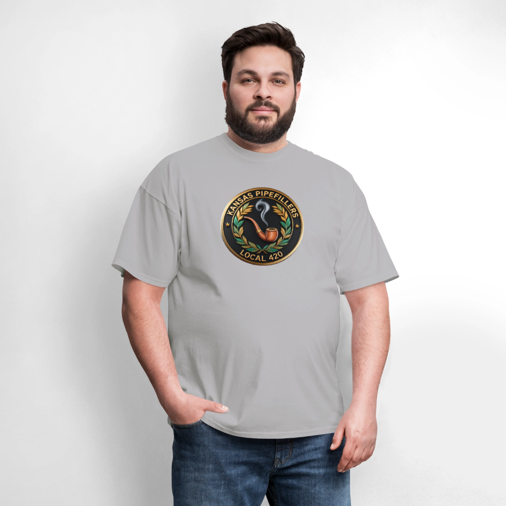 KANSAS PIPEFILLERS LOCAL 420 Men's T-Shirt - rock