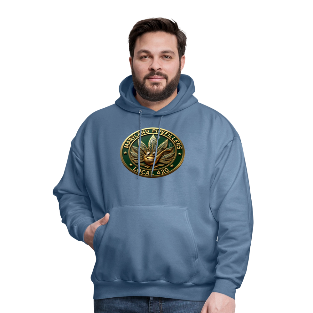 MARYLAND PIPEFILLERS LOCAL 420 Men's Hoodie - denim blue