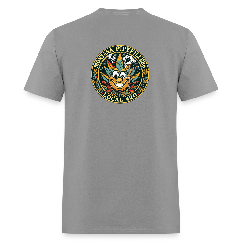 MONTANA PIPEFILLERS LOCAL 420 F/B DESIGN Men's T-Shirt - rock