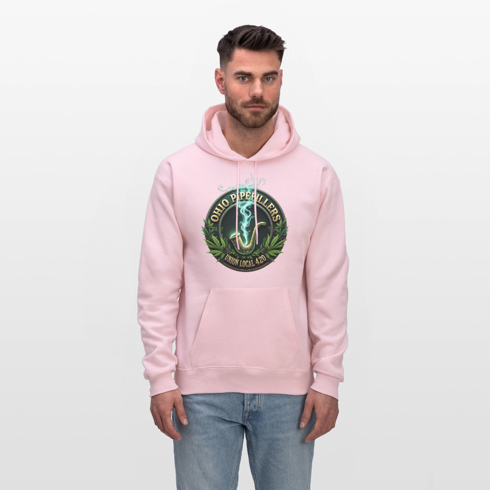 OHIO PIPEFILLERS UNION LOCAL 420 Men's Hoodie - pale pink