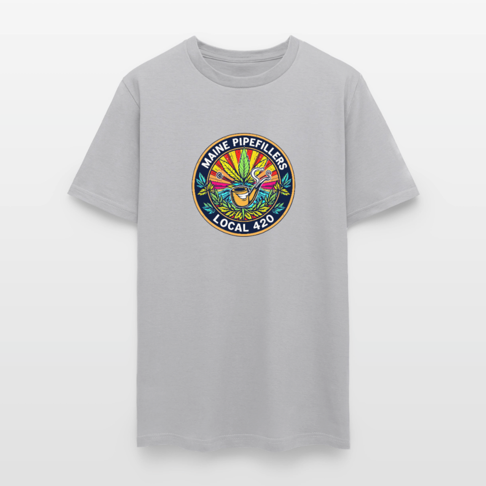 MAINE PIPEFILLERS LOCAL 420 2 EMBLEM Men's T-Shirt - rock