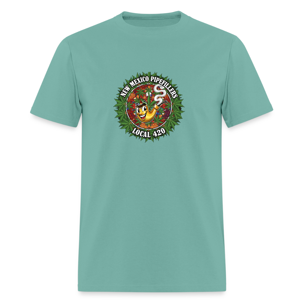 NEW MEXICO PIPEFILLERS LOCAL 420 MEN'S T-Shirt - aquatic