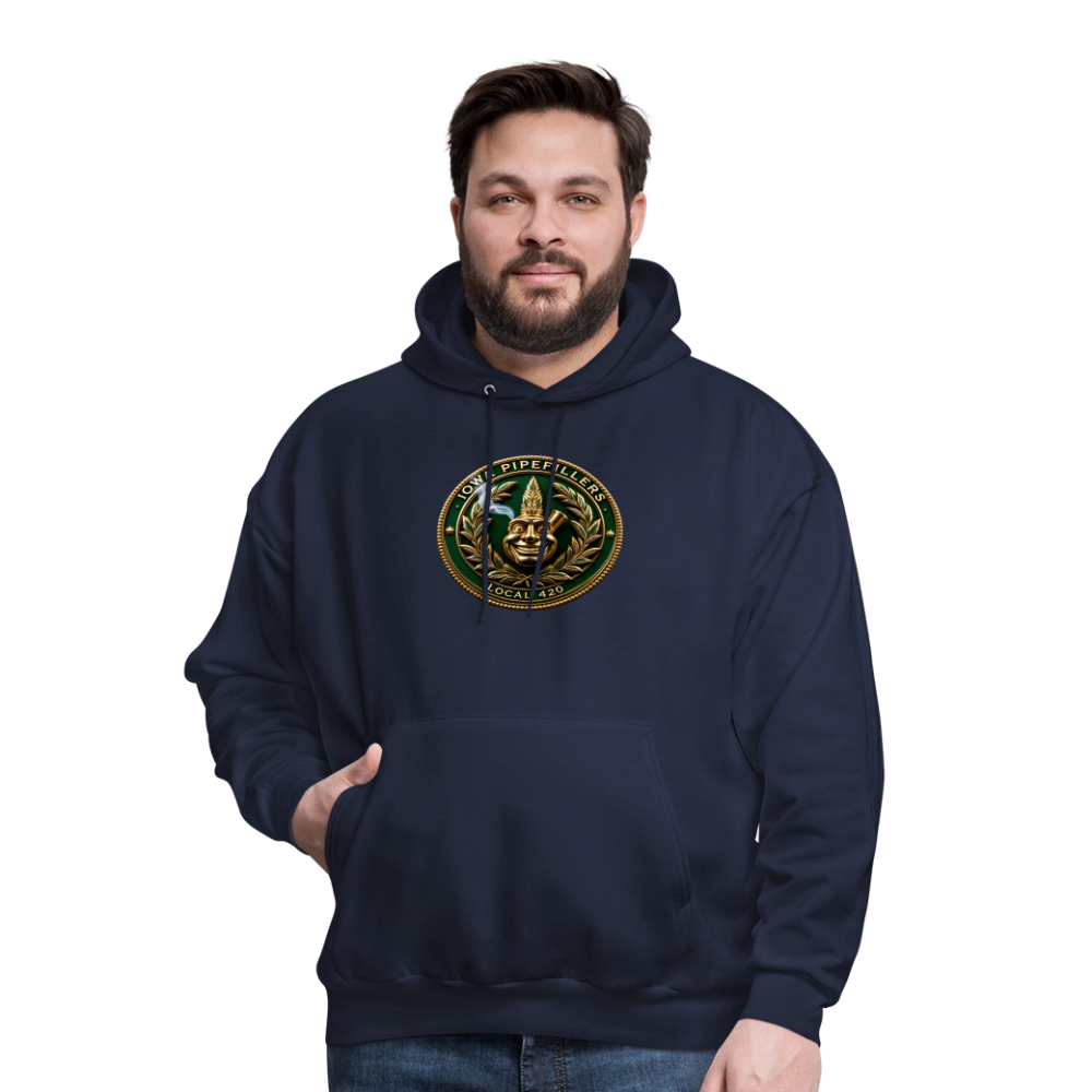 IOWA PIPEFILLERS LOCAL 420 F/B DESIGN Men's Hoodie - navy