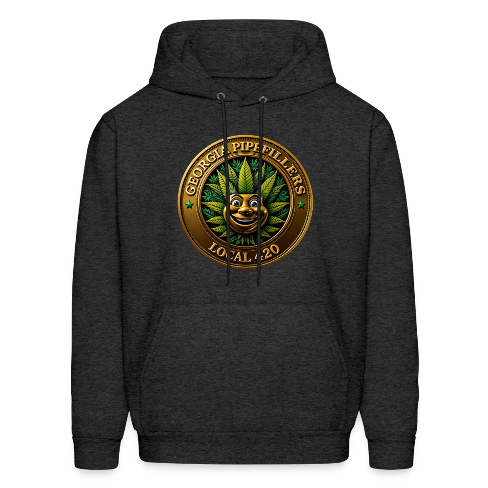 GEORGIA PIPEFILLERS LOCAL 420 Men's Hoodie - charcoal grey