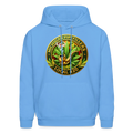 MICHIGAN PIPEFILLERS LOCAL 420 F/B DESIGN Men's Hoodie - carolina blue