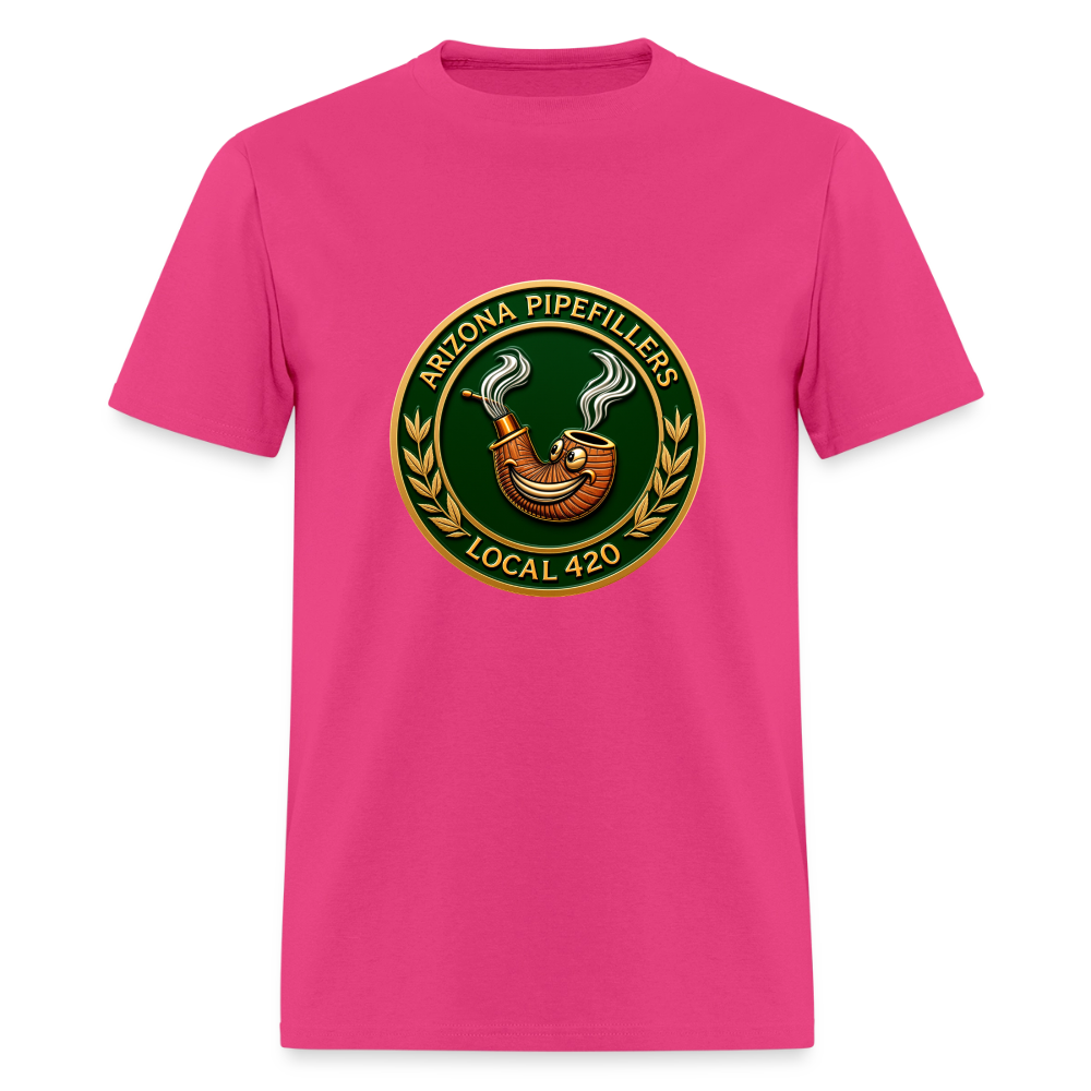 ARIZONIA PIPEFILLERS LOCAL 420 F/B DESIGN Men's T-Shirt - fuchsia