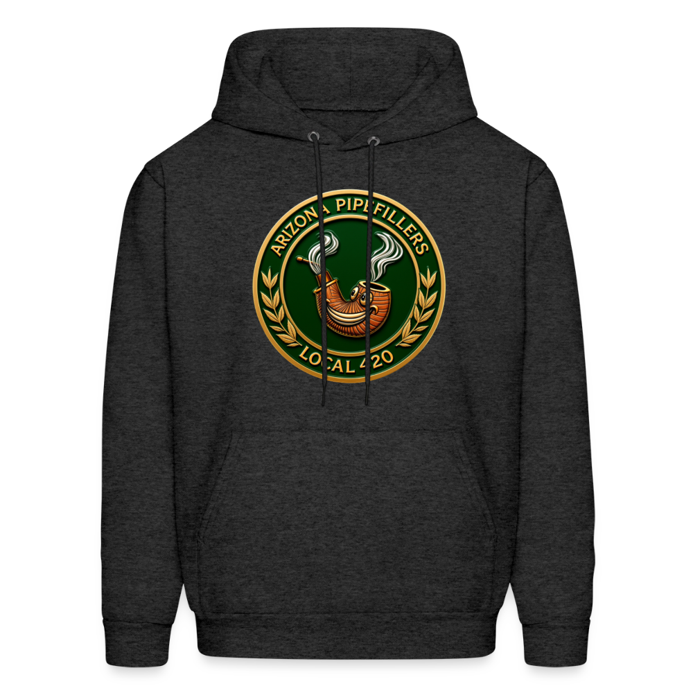 ARIZONIA PIPEFILLERS LOCAL 420 F/B DESIGN Men's Hoodie - charcoal grey