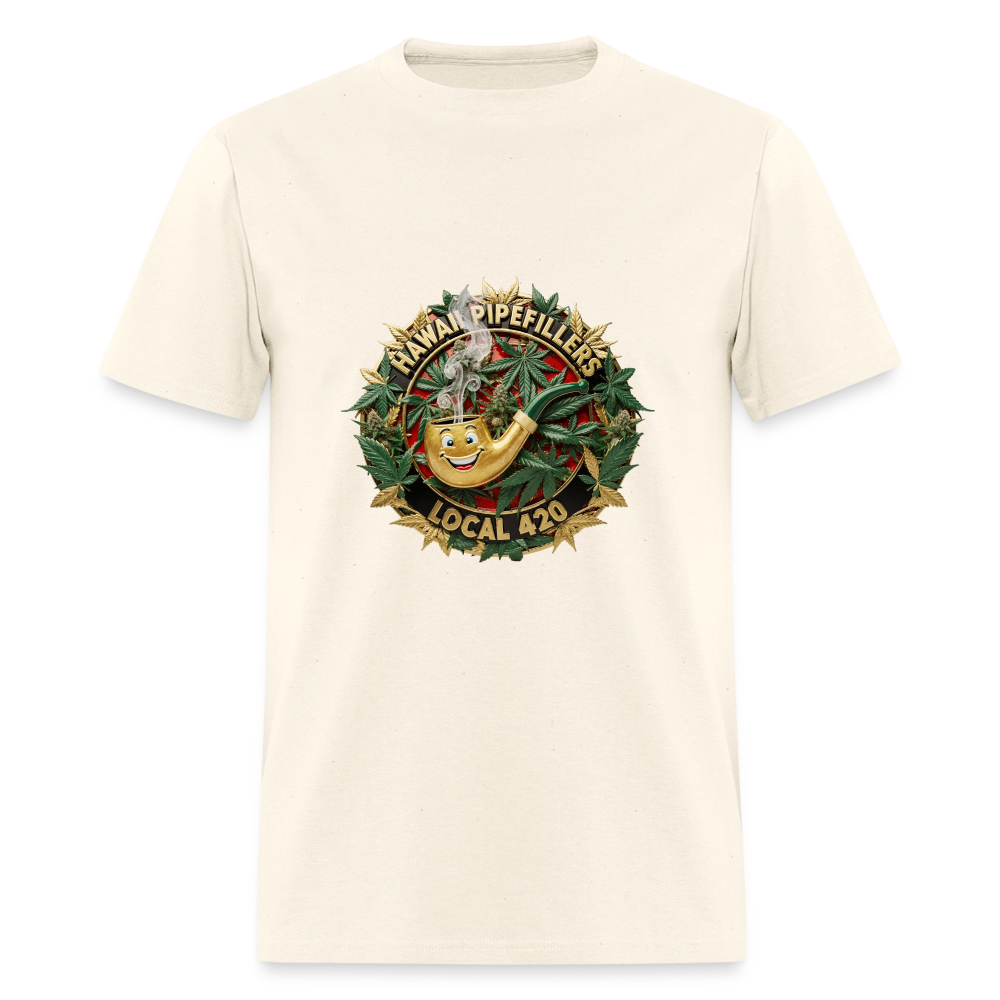 HAWAII PIPEFILLERS LOCAL 420 Men's T-Shirt - sweet cream heather
