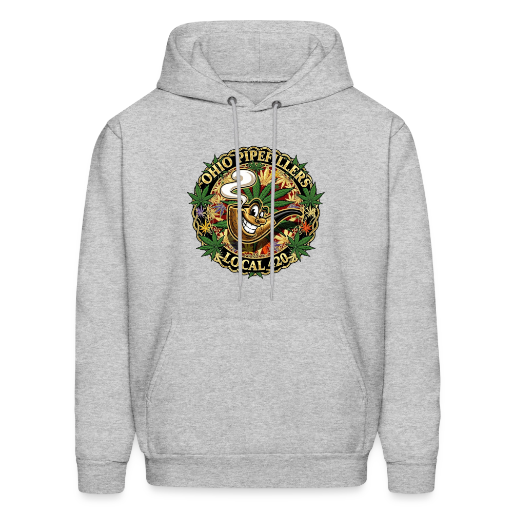 OHIO PIPEFILLERS LOCAL 420 Men's Hoodie - heather gray