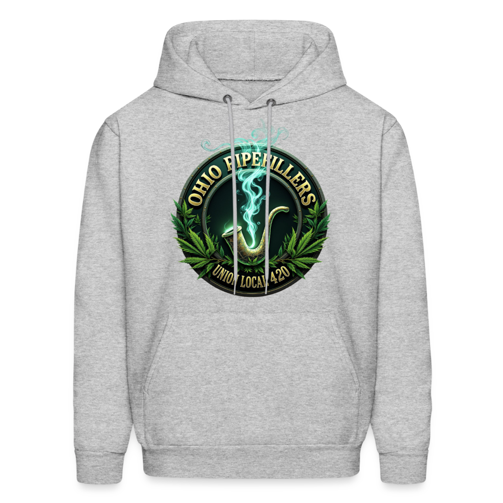 OHIO PIPEFILLERS UNION LOCAL 420 Men's Hoodie - heather gray