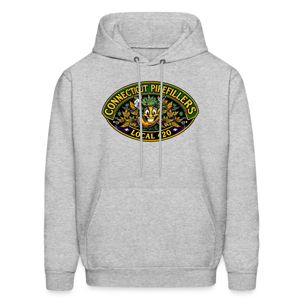 CONNECTICUT PIPEFILLERD LOCAL 420 F/B DESIGN Men's Hoodie - heather gray