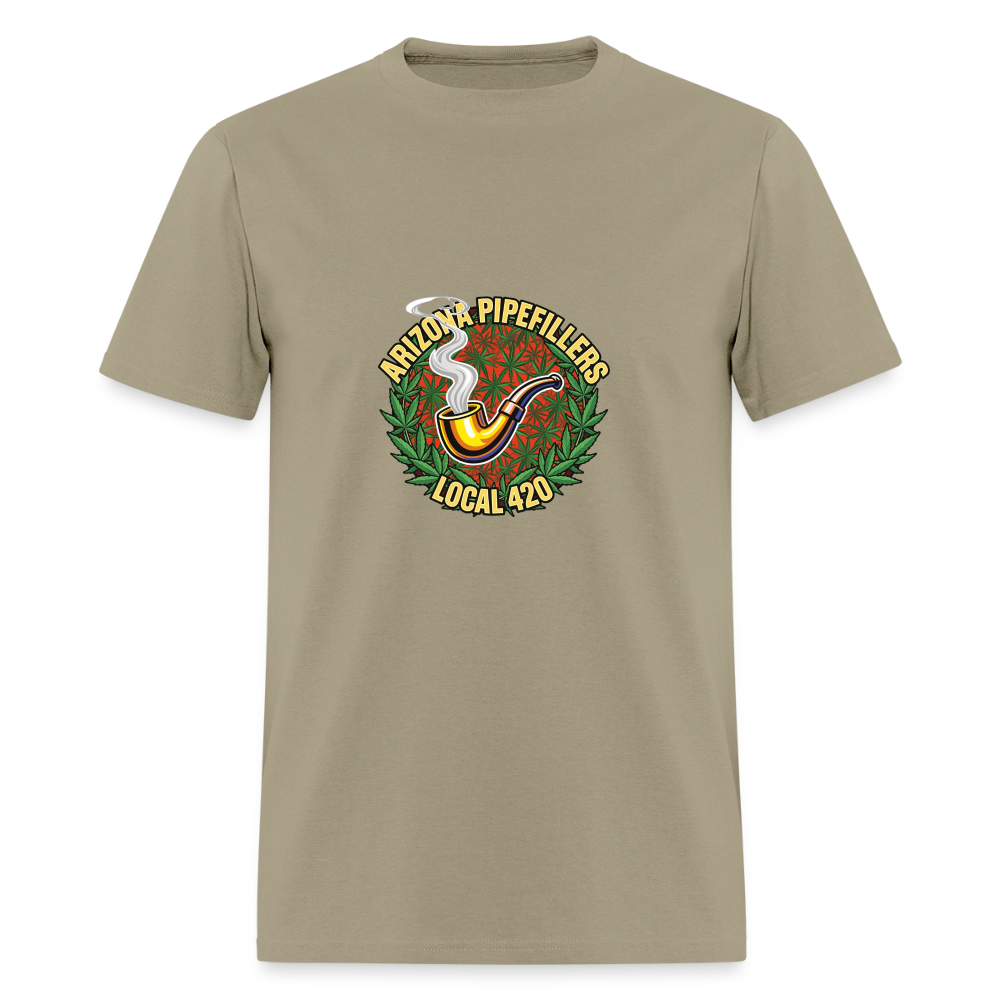 ARIZONA PIPEFILLERS LOCAL 420 MEN'S T-Shirt - khaki