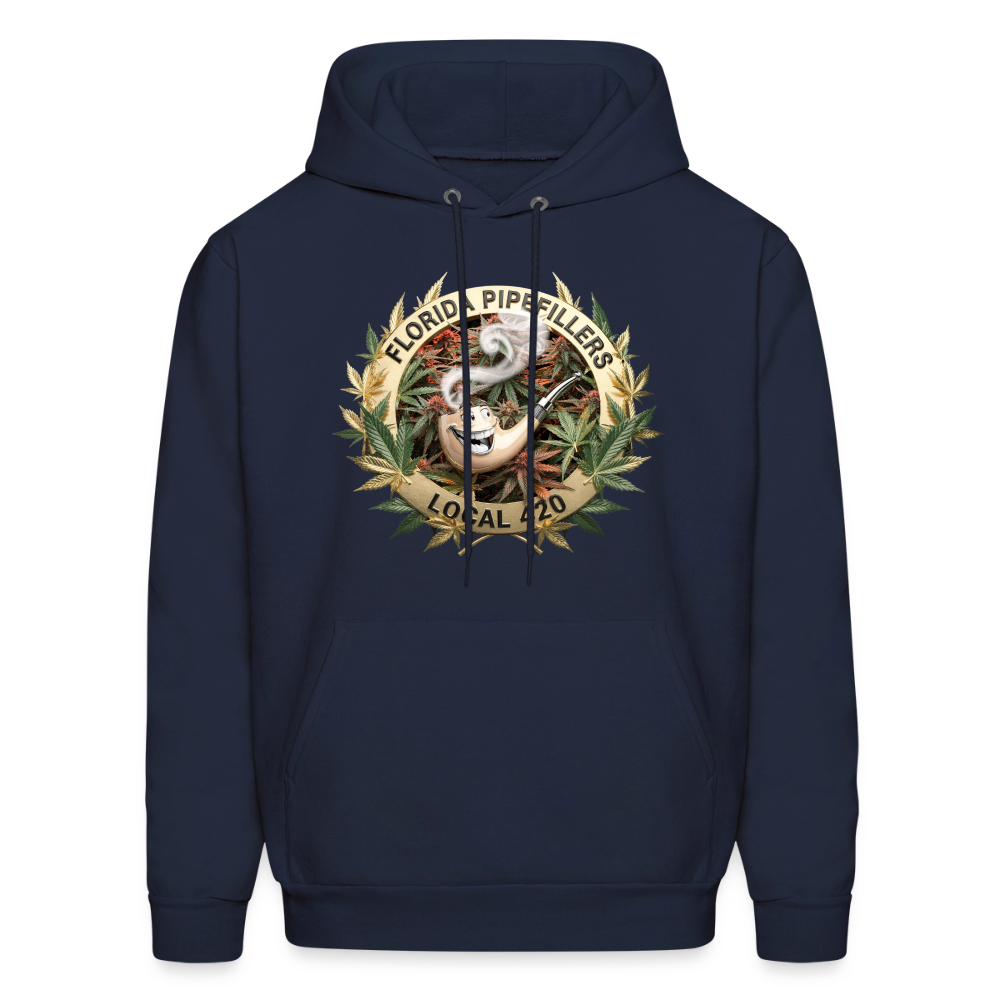 FLORIDA PIPEFILLERS LOCAL 420 Men's Hoodie - navy