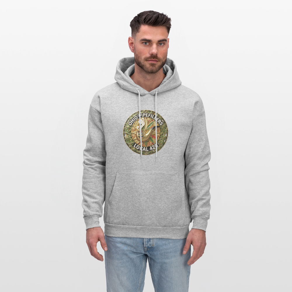 OHIO PIPEFILLERS LOCAL 420  F/B DESIGNS Men's Hoodie - heather gray